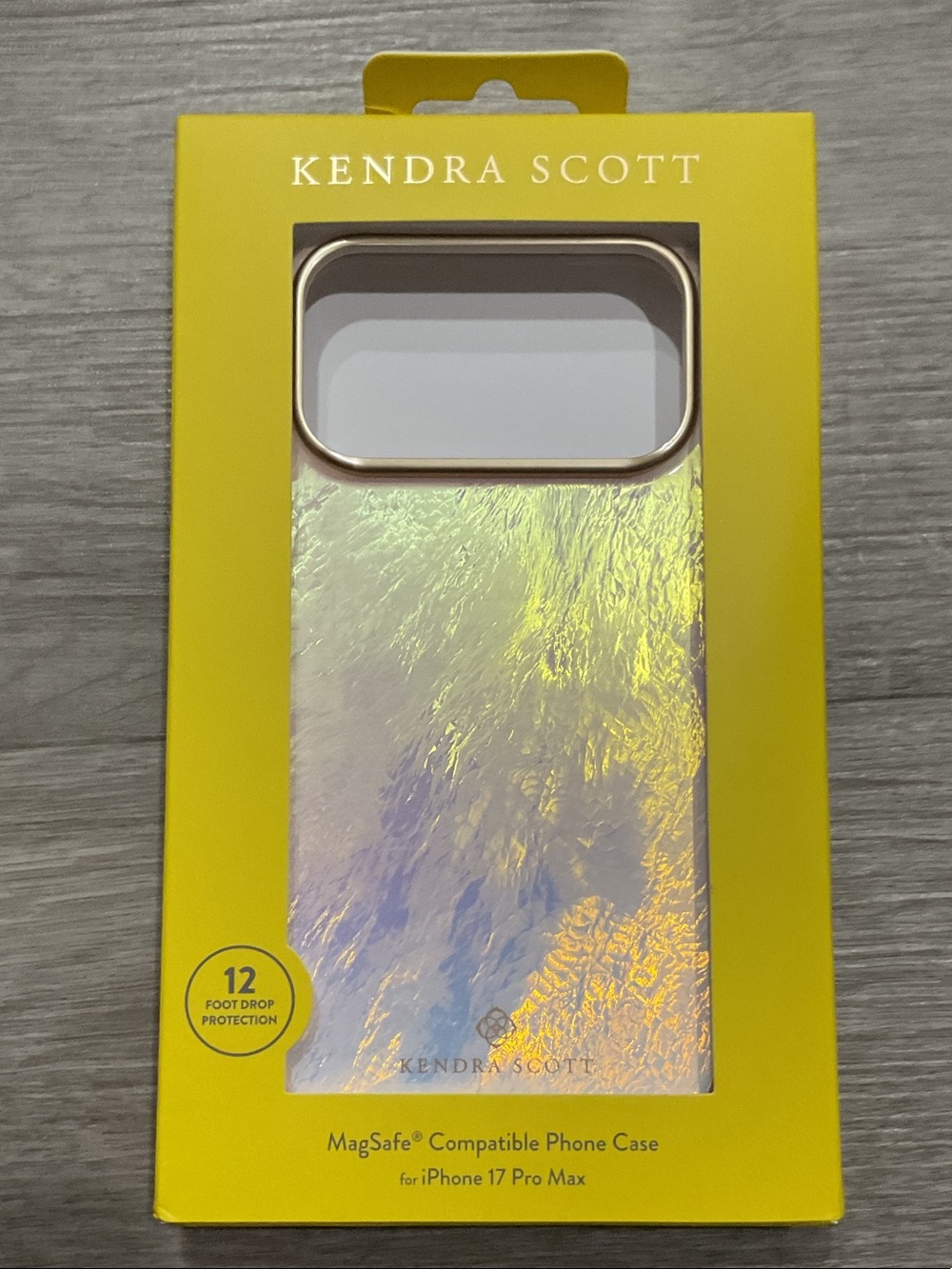 Kendra Scott Iridescent Holographic MagSafe iPhone Case